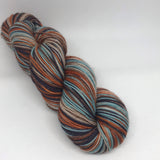 Dyed to Order Paper Wings Self Striping Sock Yarn Fall