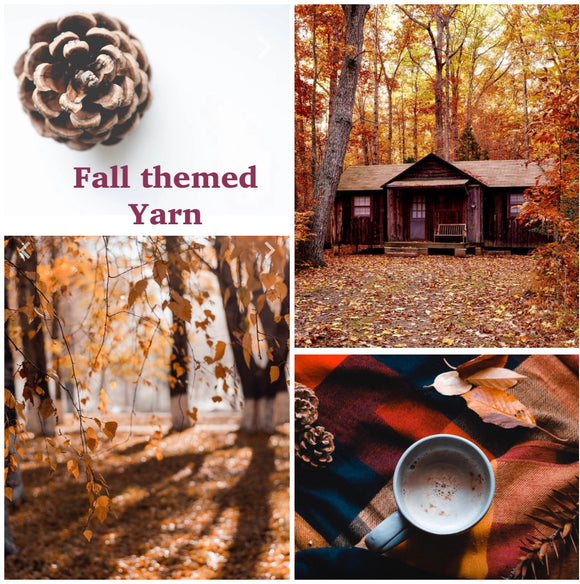 Fall Themed Self Striping Yarn