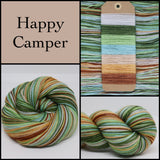 Happy Camper Self Striping Yarn Dyed to Order