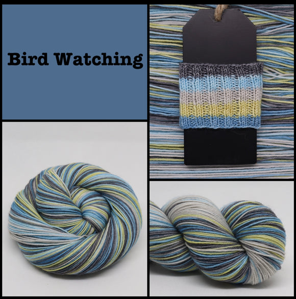 Bird Watching Self Striping Dyed to Order