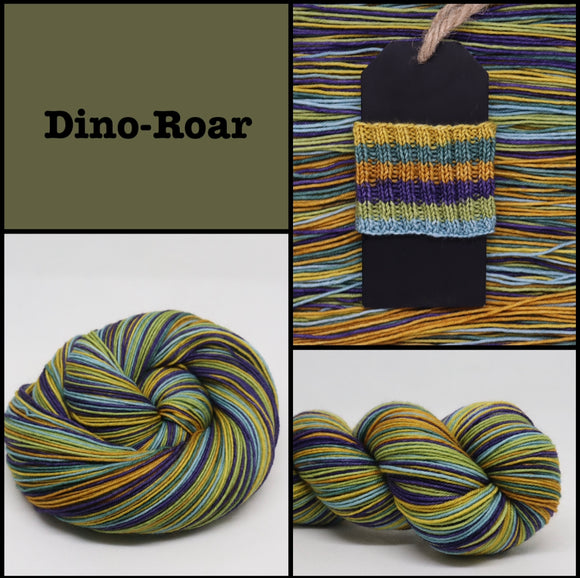 Dino-Roar Self Striping Dyed to Order