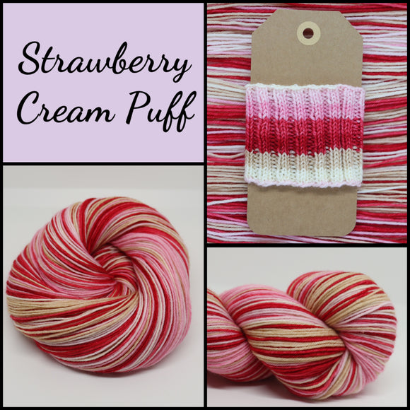 Strawberry Cream Puff Self Striping Pre Order