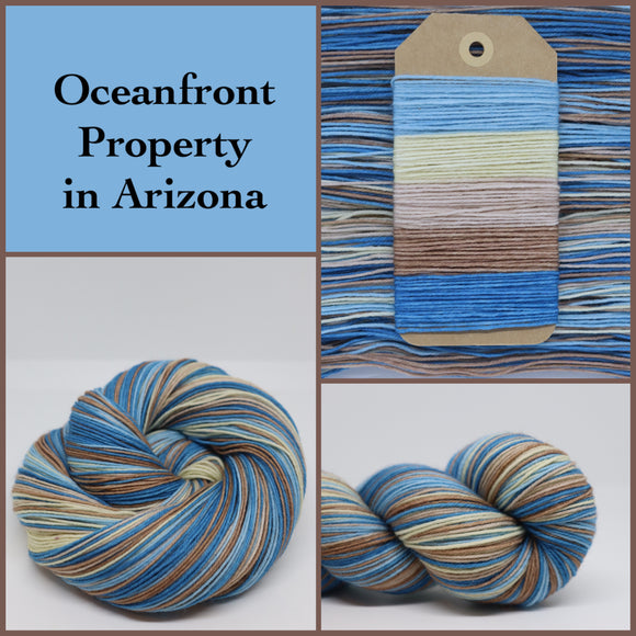 Oceanfront Property in Arizona Self Striping Dye to Order