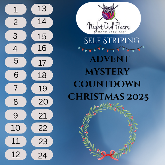 Pre Order Advent Countdown Self Striping