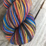 Dyed to Order Heroic Outlaw Self Striping Sock Yarn