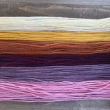 Dyed to Order Straw Flowers Self Striping Sock Yarn