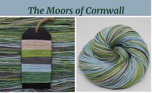 Dyed to Order The Moors of Cornwall Self Striping