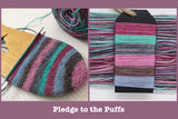 Dyed to Order Pledge to the Puffs Self Striping