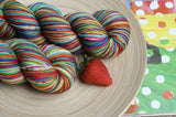 Dyed to Order Hungry Caterpillar Self Striping Sock Yarn