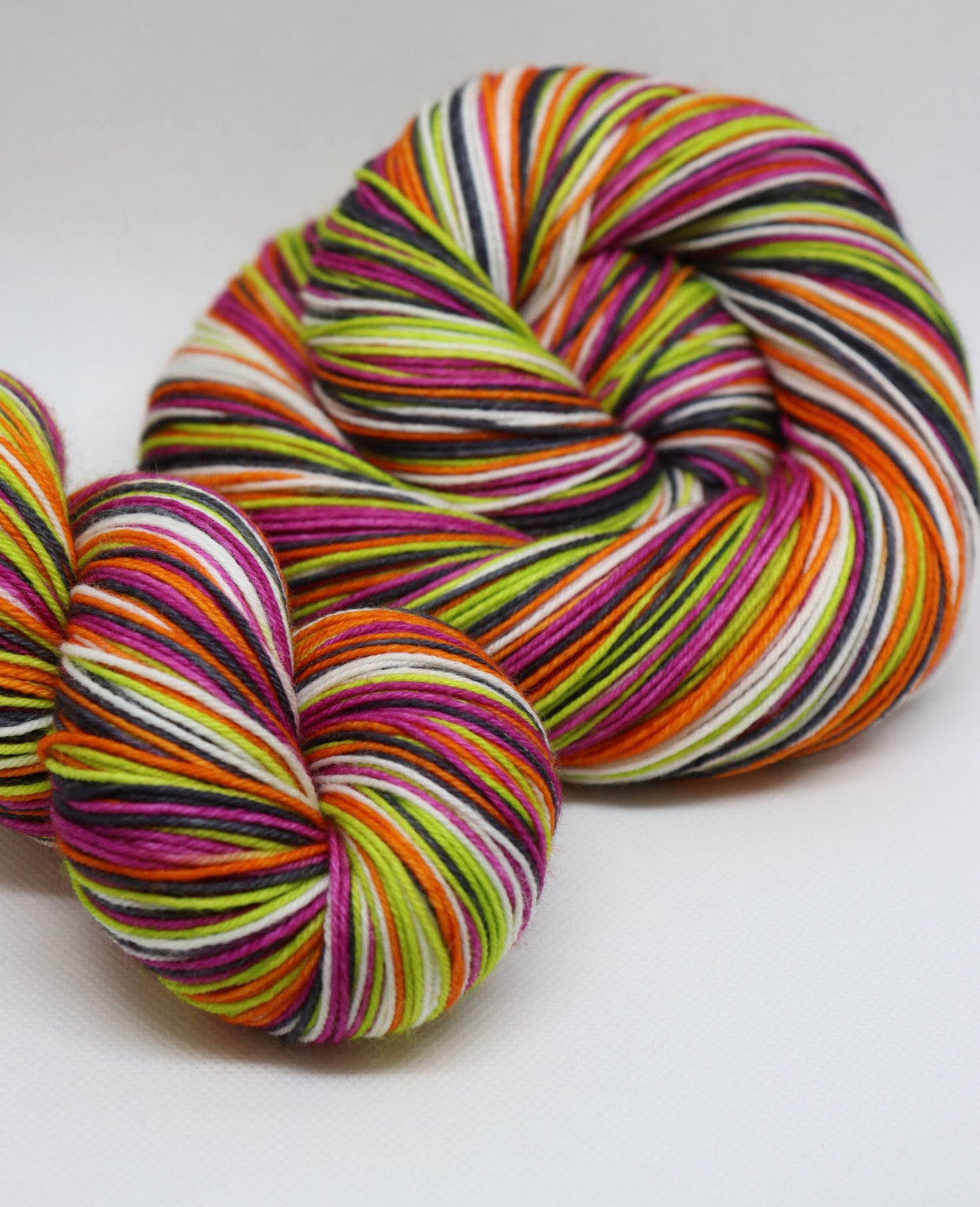 Pre-order - Trick-or-Treat self striping sock yarn — home