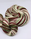 Dyed to Order Who Spiked the Eggnog  Christmas Self Striping