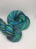 Dyed to Order Sea Monkeys Self Striping Sock Yarn