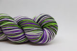 Dyed to Order Wicked Beetle Juice Self Striping Sock Yarn