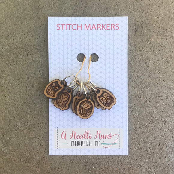 Owl Stitch Markers
