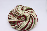 Dyed to Order Who Spiked the Eggnog  Christmas Self Striping