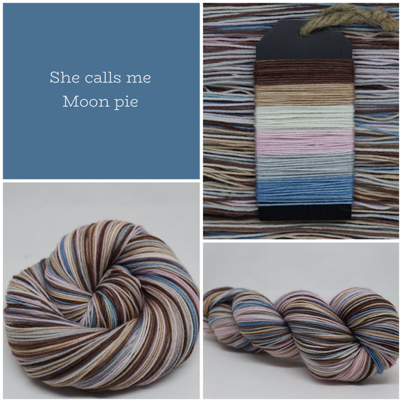 Dyed to Order   She calls me Moon Pie Self Striping