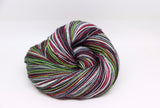 Dye to Order Coal in my Stocking Christmas Self Striping