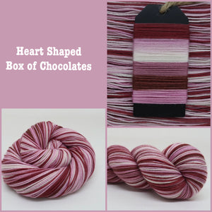 Pre Order Heart Shaped Box of Chocolates Self Striping