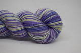 Dye to Order Self Striping Blueberry Frozen Yogurt