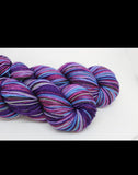 Dyed to Order Purple Crayon Self Striping