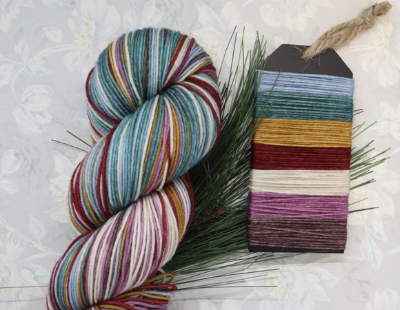 Dyed to Order Lion, Witch and Wardrobe Self Striping Fall