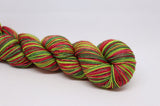 Dyed to Order Feliz Navidad Christmas Self Striping