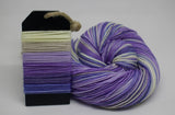 Dye to Order Self Striping Blueberry Frozen Yogurt