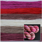 Dye to Order Cupid's Broken Arrow Self Striping