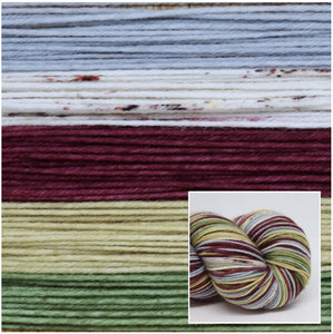 Dye to Order A Boy and an Owl Self Striping Yarn