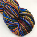 Dyed to Order Heroic Outlaw Self Striping Sock Yarn