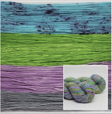 Dyed to Order Monsters Under my Bed  Self Striping