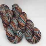 Dyed to Order Paper Wings Self Striping Sock Yarn Fall