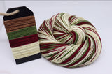 Dyed to Order Who Spiked the Eggnog  Christmas Self Striping