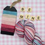 Dye to Order Be Mine Self Striping Dyed to Order